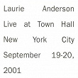 Live in New York | Laurie Anderson