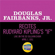 Recites Rudyard Kipling's If (Live On The Ed Sullivan Show, April 1, 1951) | Douglas Fairbanks Jr.