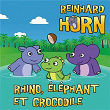 Rhino, éléphant et crocodile | Reinhard Horn