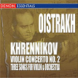 Khrennikov: 3 Songs for Violin & Orchestra - Concerto No. 2 | Arnold Katz
