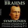 Brahms, Vol. 7 : Symphonies No.3 (Four Versions) & No. 4 (Two Versions) | L'orchestre Philharmonique De Berlin, Wilhelm Furtwängler