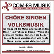 Chöre singen Volksmusik | Mainzer Hofsanger