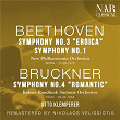 BEETHOVEN: SYMPHONY No. 3 "EROICA", SYMPHONY No. 1; BRUCKNER: SYMPHONY No. 4 "ROMANTIC" | Otto Klemperer, New Philharmonia Orchestra, Kolner Rundfunk Sinfonie Orchester