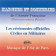 Musique de l'air de Paris - Marches Et Sonneries De L'armée Française Pour Les Cérémonies Officielles Civiles Ou Militaires