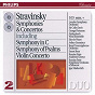 Compilation Stravinsky: Symphonies & Concertos (2 CDs) avec Netherlands Wind Ensemble / Igor Stravinsky / Sir Colin Davis / The London Symphony Orchestra / Edo de Waart...